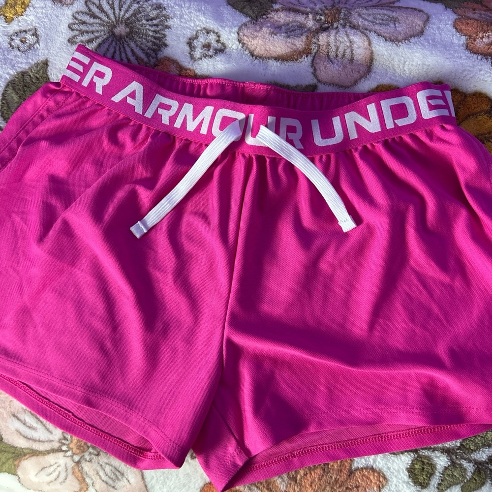 Under Armour Women's Vibrant Pink Athletic Shorts